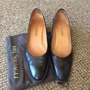 Bruno Magli Black Business Pumps with dust bag